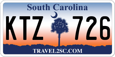 SC license plate KTZ726