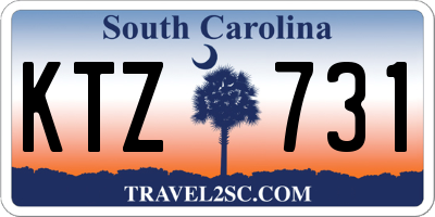 SC license plate KTZ731