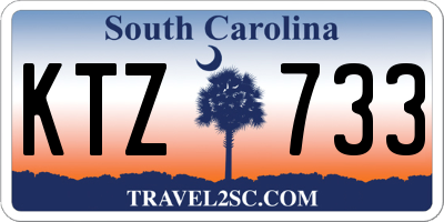 SC license plate KTZ733