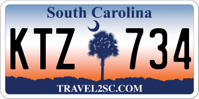 SC license plate KTZ734