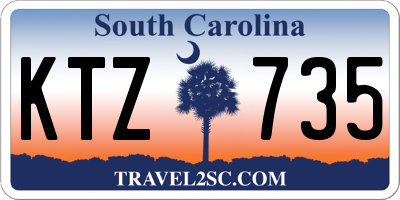 SC license plate KTZ735