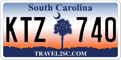 SC license plate KTZ740