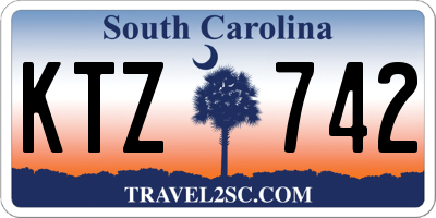 SC license plate KTZ742