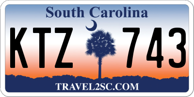 SC license plate KTZ743