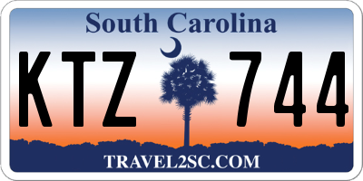 SC license plate KTZ744