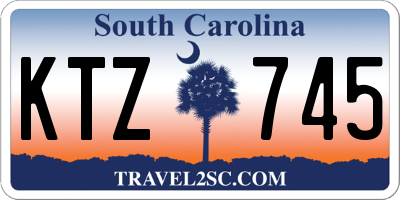 SC license plate KTZ745