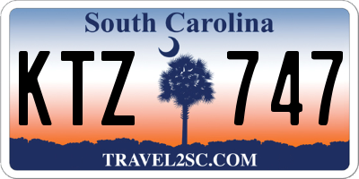 SC license plate KTZ747