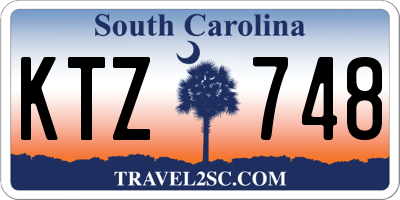 SC license plate KTZ748