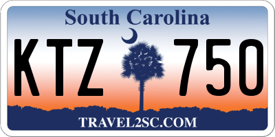 SC license plate KTZ750