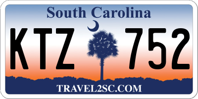SC license plate KTZ752