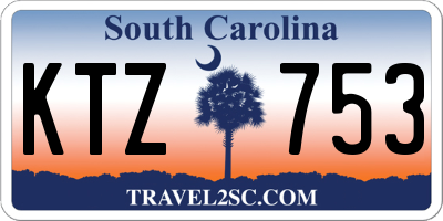 SC license plate KTZ753