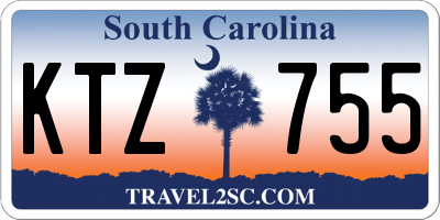 SC license plate KTZ755