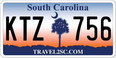SC license plate KTZ756