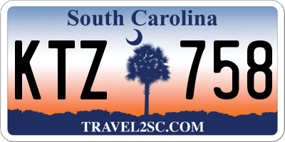 SC license plate KTZ758