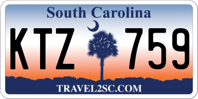 SC license plate KTZ759