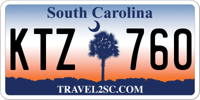 SC license plate KTZ760