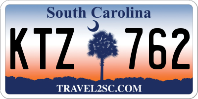 SC license plate KTZ762