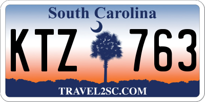 SC license plate KTZ763