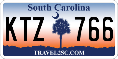 SC license plate KTZ766