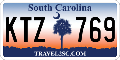 SC license plate KTZ769