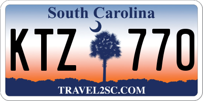 SC license plate KTZ770