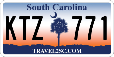 SC license plate KTZ771