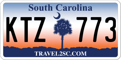 SC license plate KTZ773