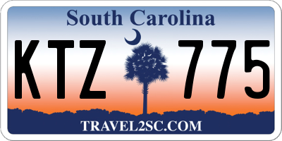 SC license plate KTZ775