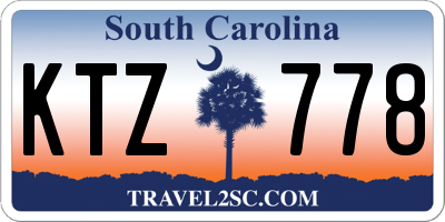 SC license plate KTZ778
