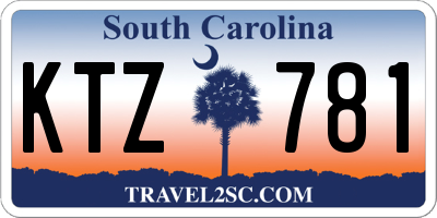 SC license plate KTZ781