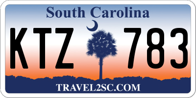 SC license plate KTZ783