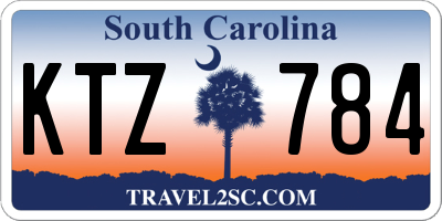 SC license plate KTZ784