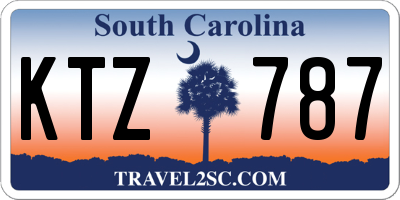 SC license plate KTZ787