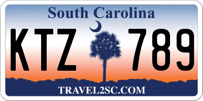 SC license plate KTZ789
