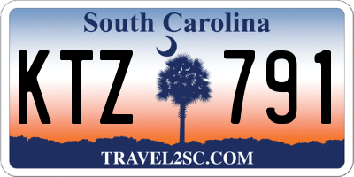 SC license plate KTZ791