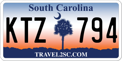 SC license plate KTZ794