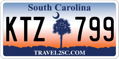SC license plate KTZ799