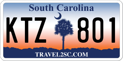 SC license plate KTZ801