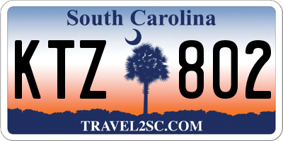 SC license plate KTZ802