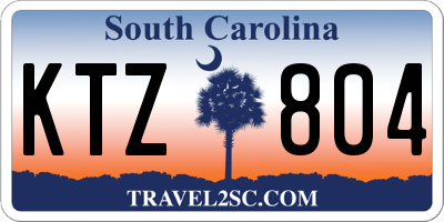 SC license plate KTZ804