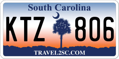SC license plate KTZ806