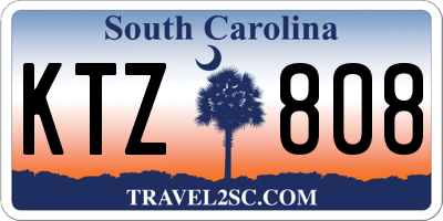 SC license plate KTZ808