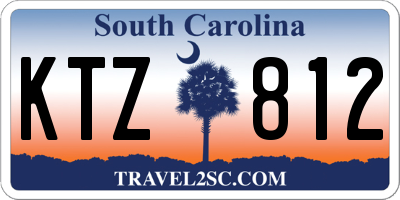 SC license plate KTZ812