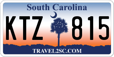 SC license plate KTZ815