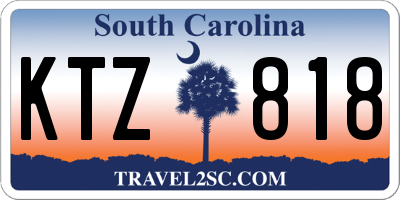 SC license plate KTZ818