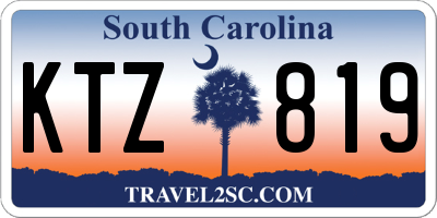 SC license plate KTZ819