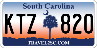 SC license plate KTZ820