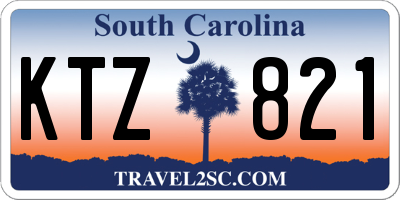 SC license plate KTZ821