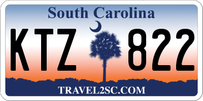 SC license plate KTZ822