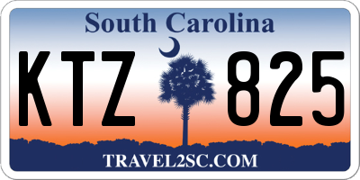 SC license plate KTZ825